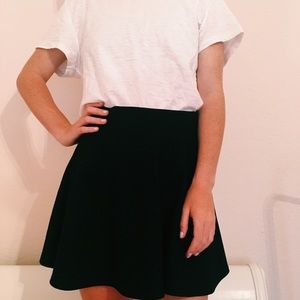 Black skater skirt